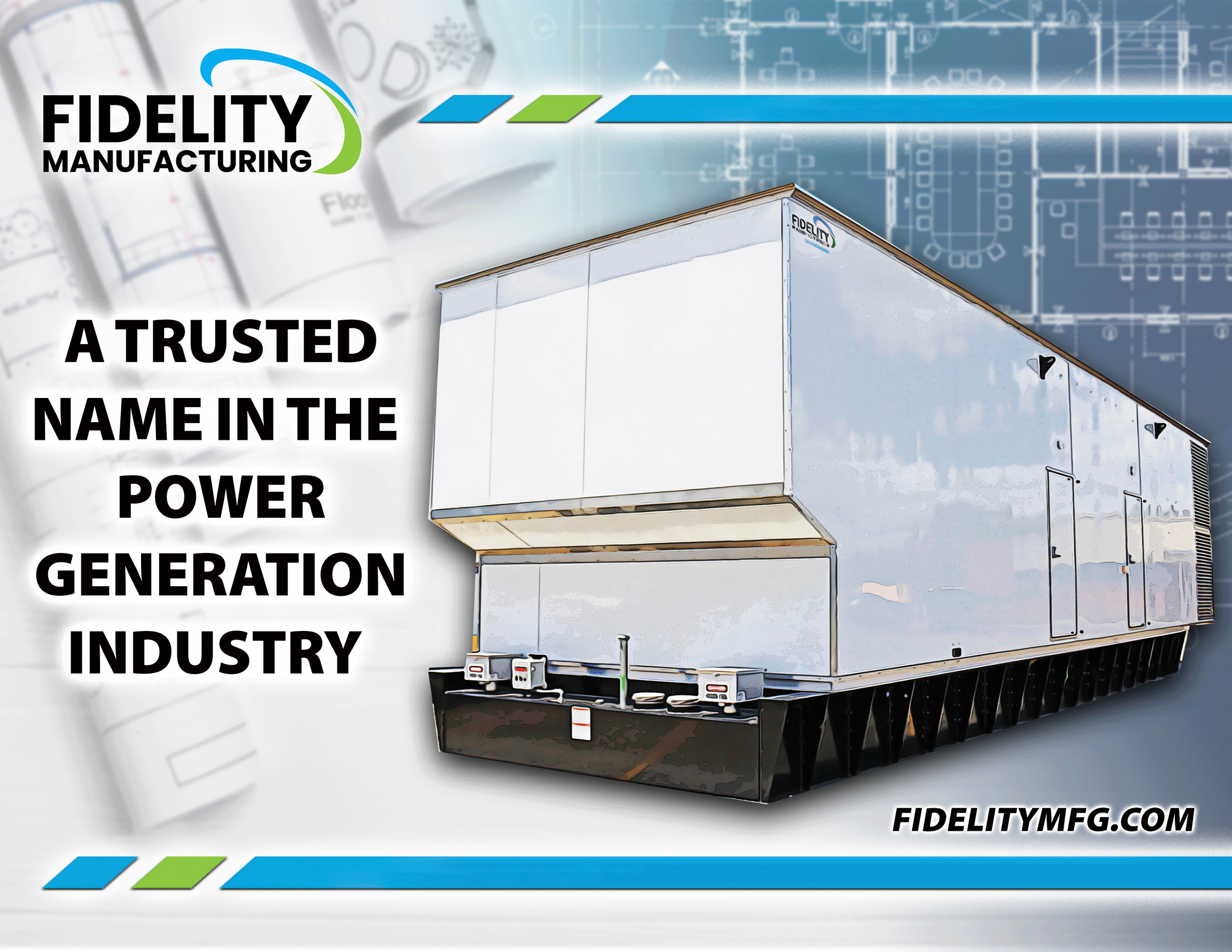 Complete generator packages diesel fuel tanks data center backup power